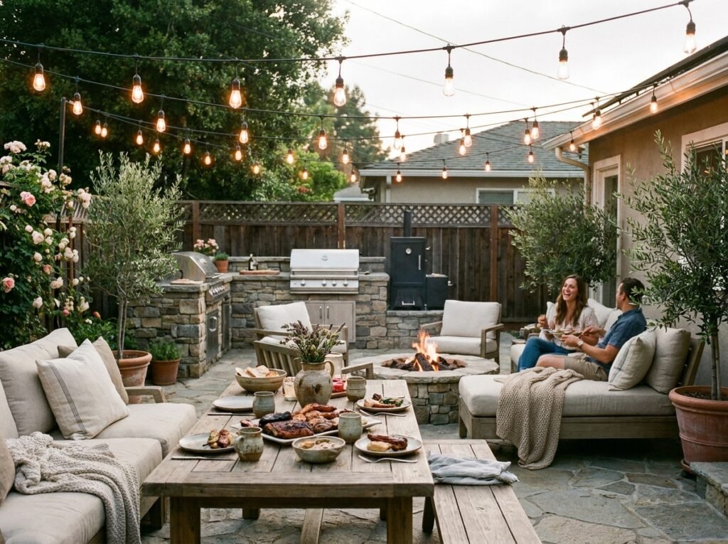 bbq patio styling ideas