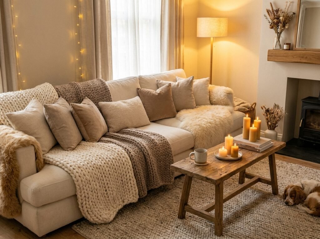 warm living room decor ideas