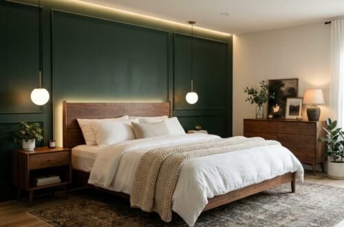 dark green bedroom ideas