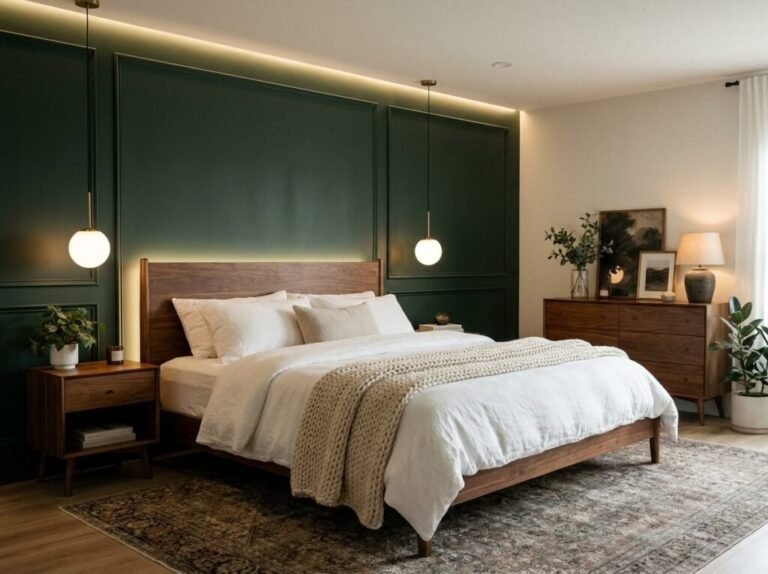 dark green bedroom ideas