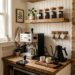 coffee bar ideas for small kitchens