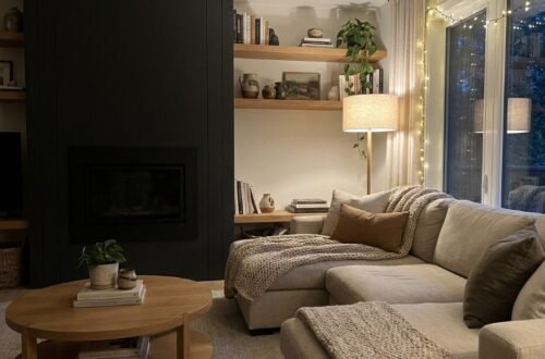black fireplace ideas