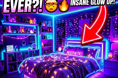 aesthetic bedroom ideas with led lights