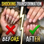 classy short square acrylic nails