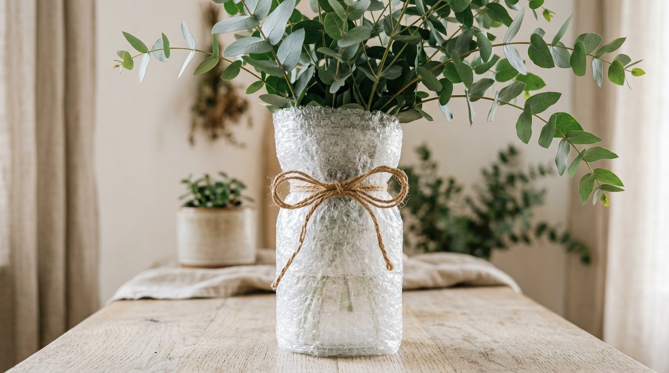 Bubble Wrap Home Decor - Creative DIY Upcycling