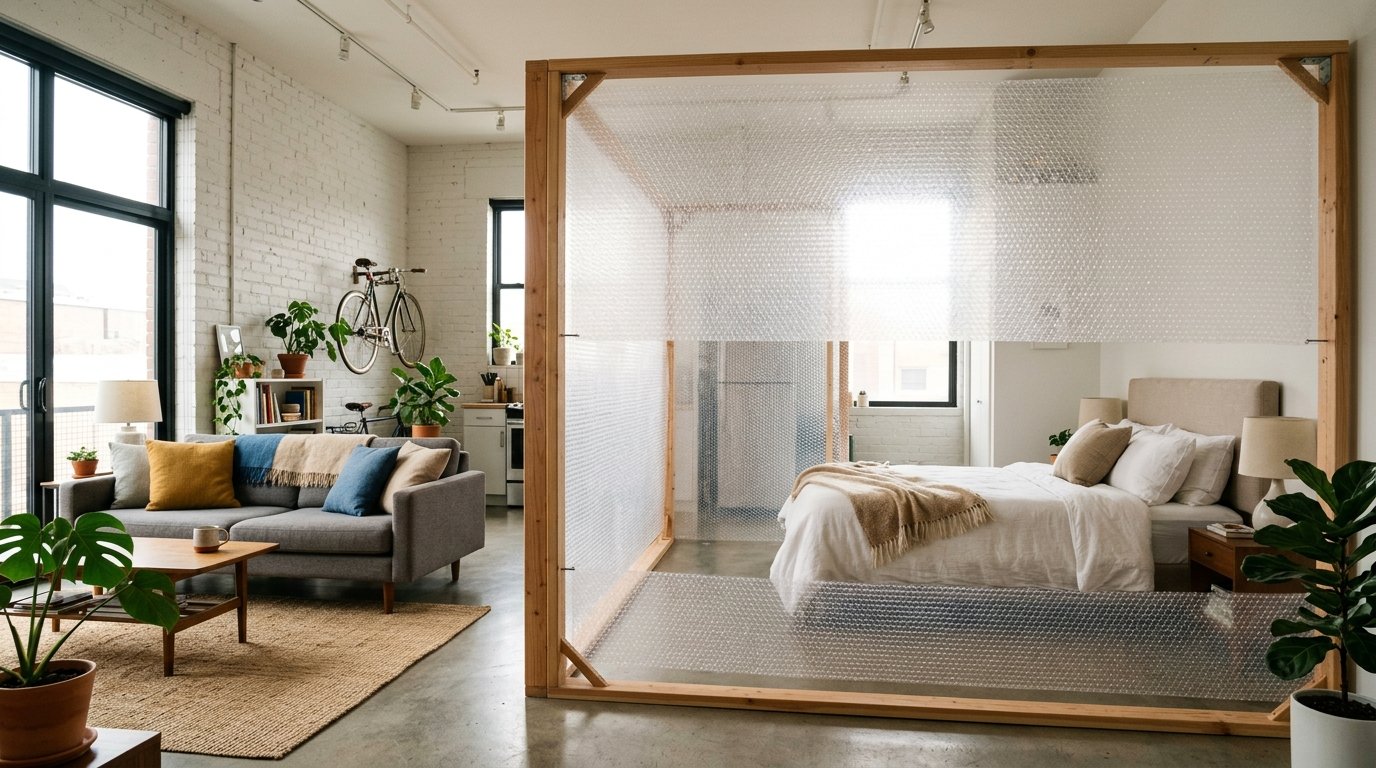 Bubble Wrap Home Decor - Creative DIY Upcycling
