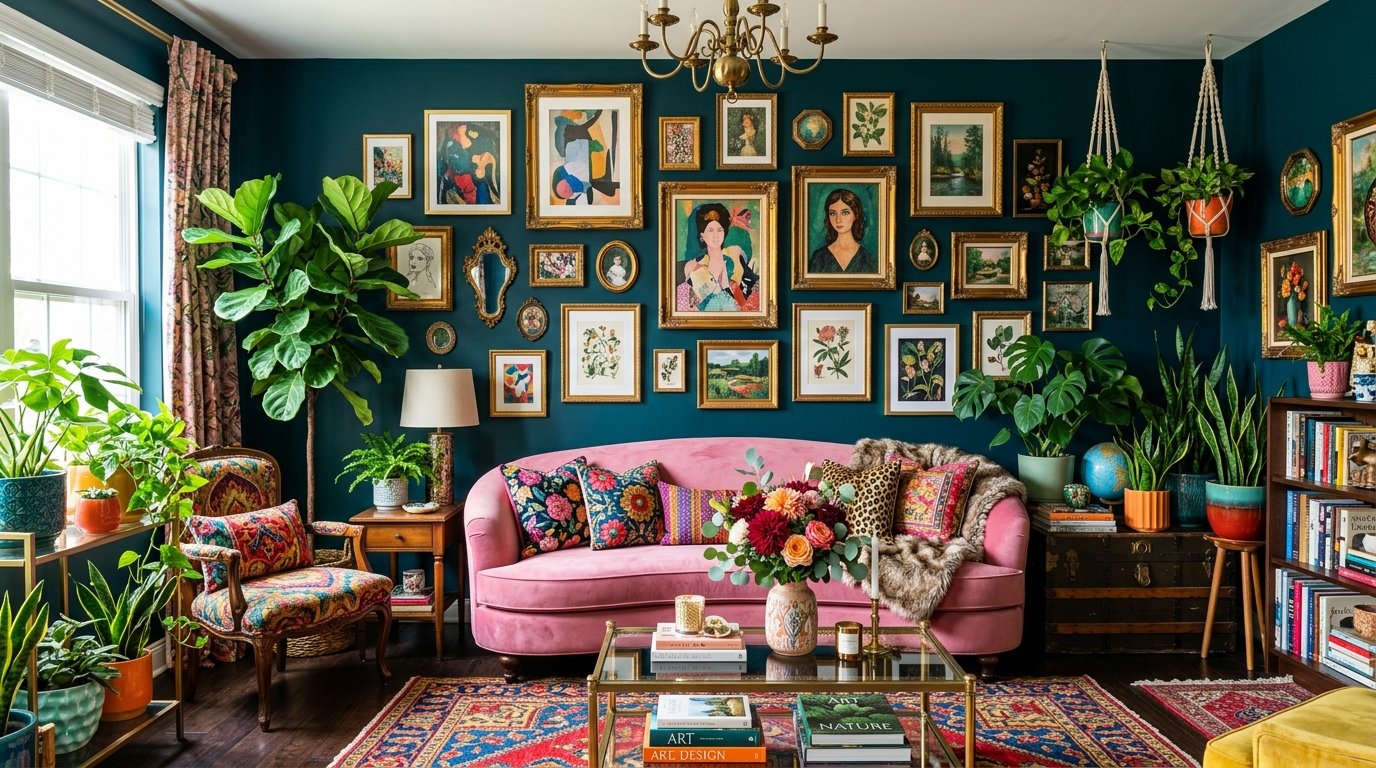 Bold maximalist home decor styles interior design