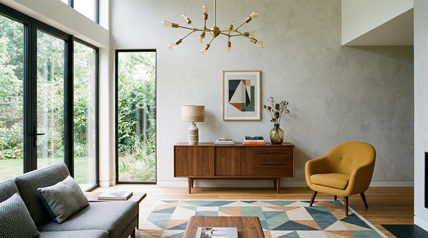 Mid-century modern home decor styles furniture