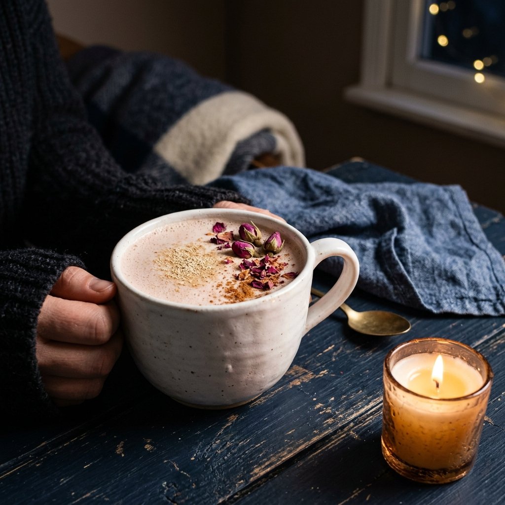 Ashwagandha Moon Milk - Matcha Alternative ashwagandha moon milk as a calming evening matcha alternative