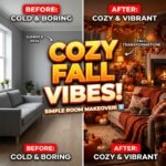Autumn Home Decorating Ideas - Cozy Room Transformation