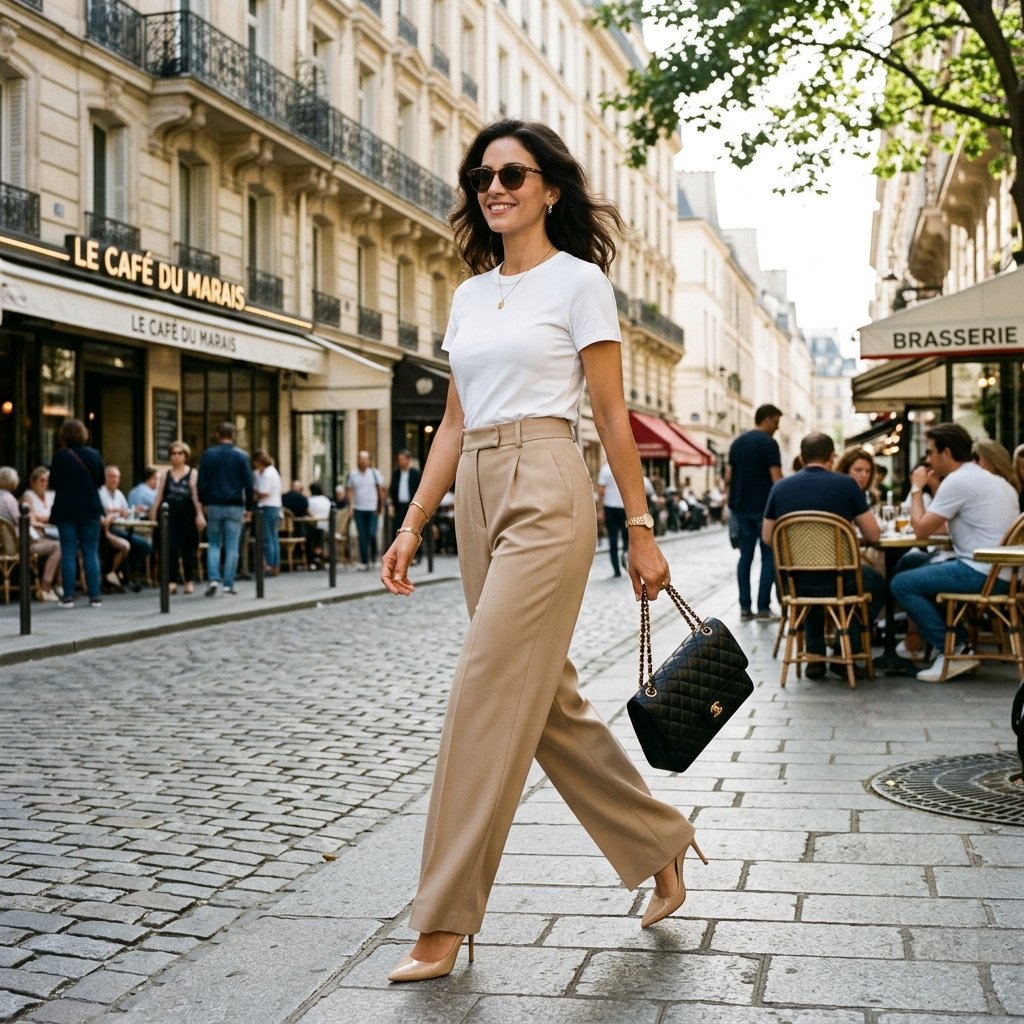 how to style wide leg trousers