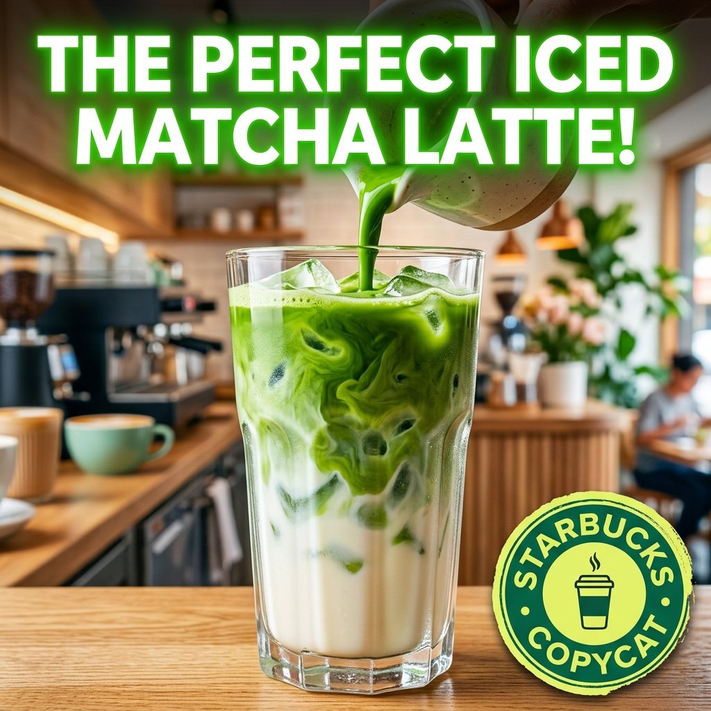 iced matcha latte