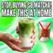 how to make iced matcha