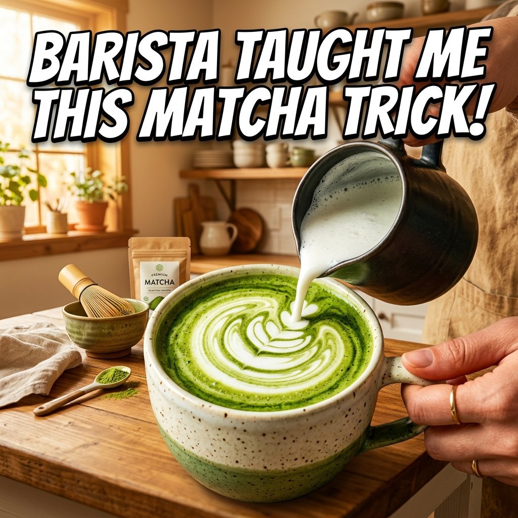 how to make matcha latte at home