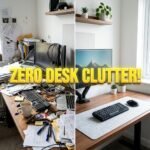 Minimalist Remote Work Setup - Zero Desk Clutter Clickbait Style