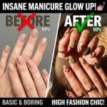 mix match nails designs