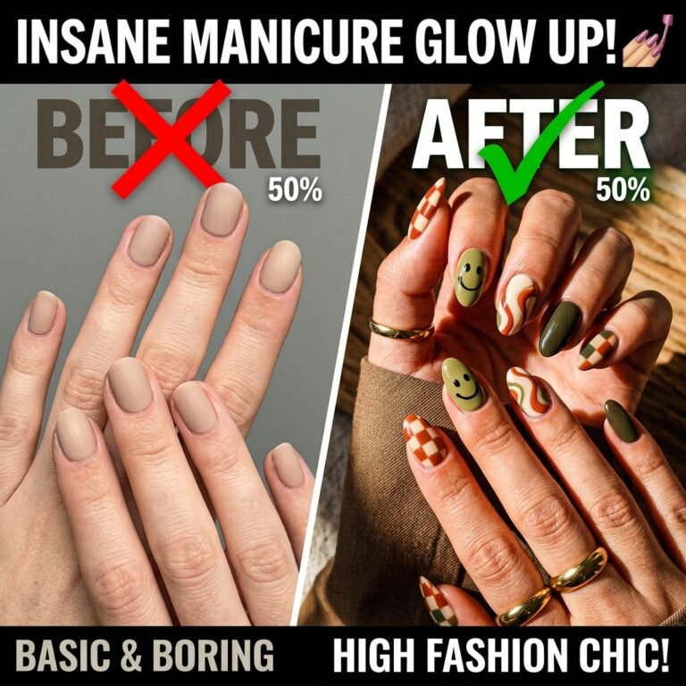mix match nails designs
