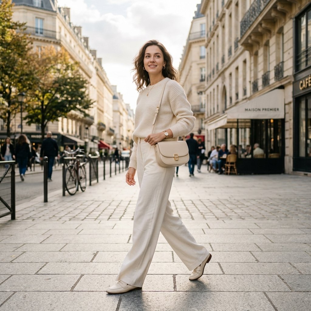 all white monochromatic outfit ideas