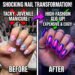 nail designs with pink and blue