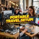 Portable Remote Work Setup - Travel Nomad Setup Clickbait Style