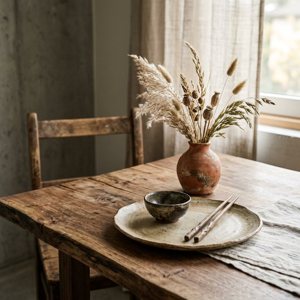 wabi sabi dining area wabi-sabi home decor ideas